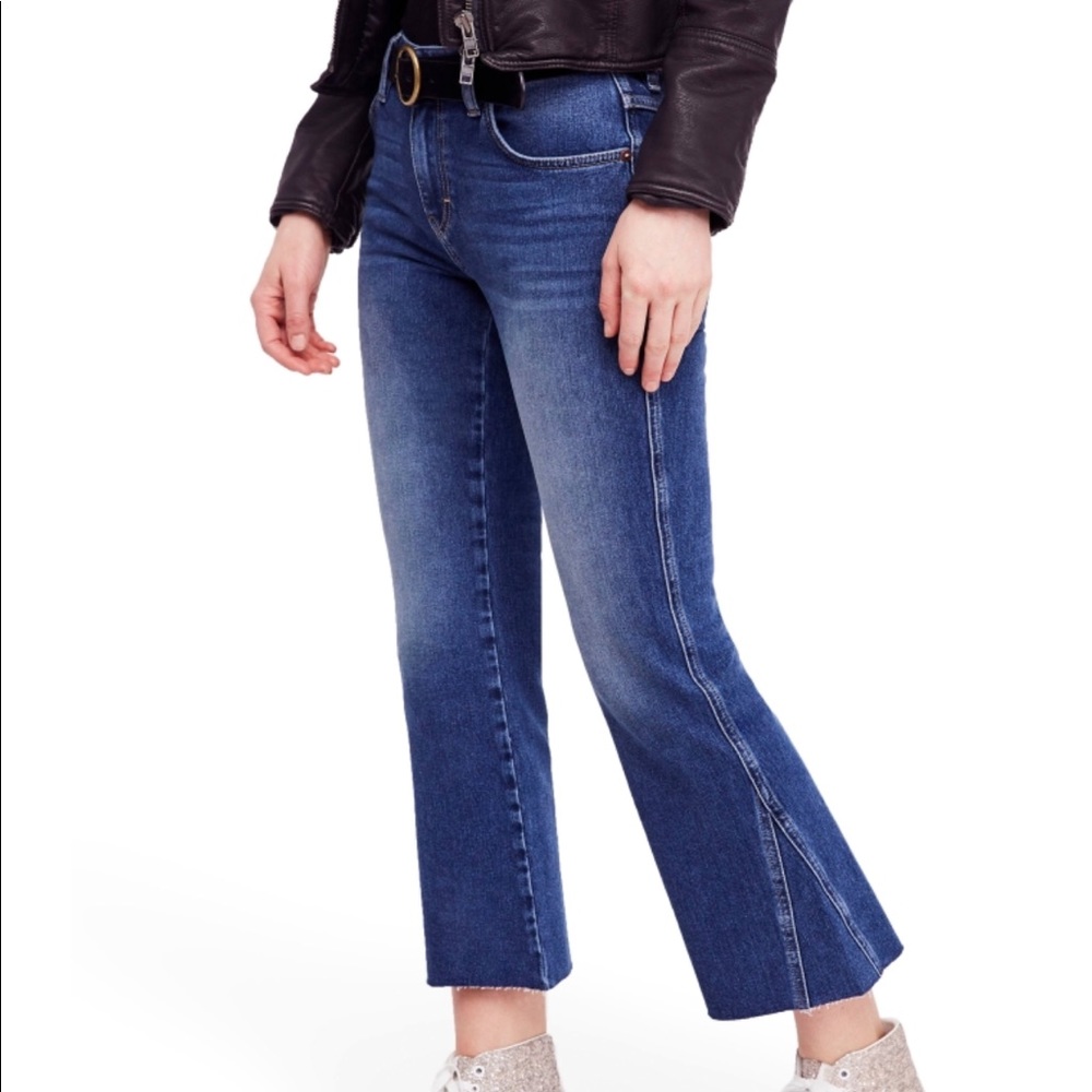 NWT Free People Rita Crop Flare Jean Size: 27R